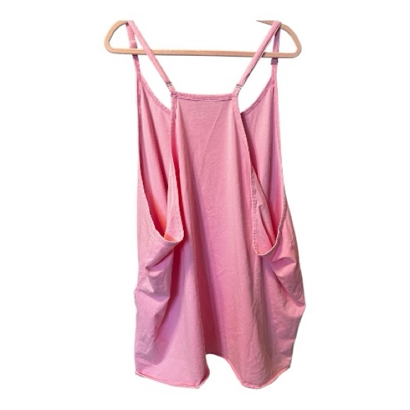 Alexander Jane Chic Pink Apron Dress with Pockets Sz 3x/4x - Picture 2 of 7